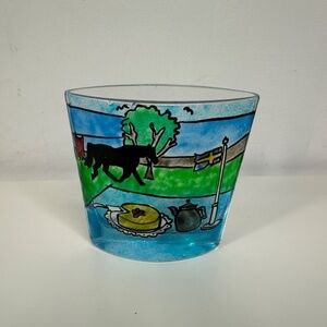 Jeanette Karsten Colorful Horse VASE of Lindshammer Sweden 2007